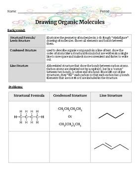 Image result for How to Draw Structures for Organic Compounds