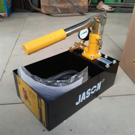 Jual TEST PUMP JASON 60 BAR, ALAT TEST TEKANAN SALURAN PIPA AIR JASON ...