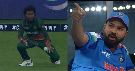 Video: Rohit Sharma's Reaction Viral As Jaker Ali Drops Catch Off KL ...