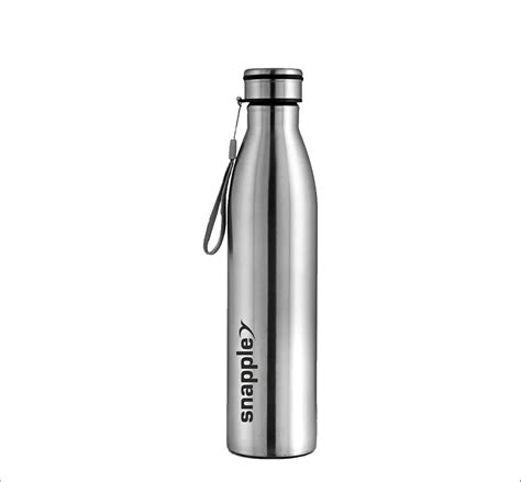 Snapple Stainless Steel Water Bottle, Silver | 100% Leak Proof | Office ...