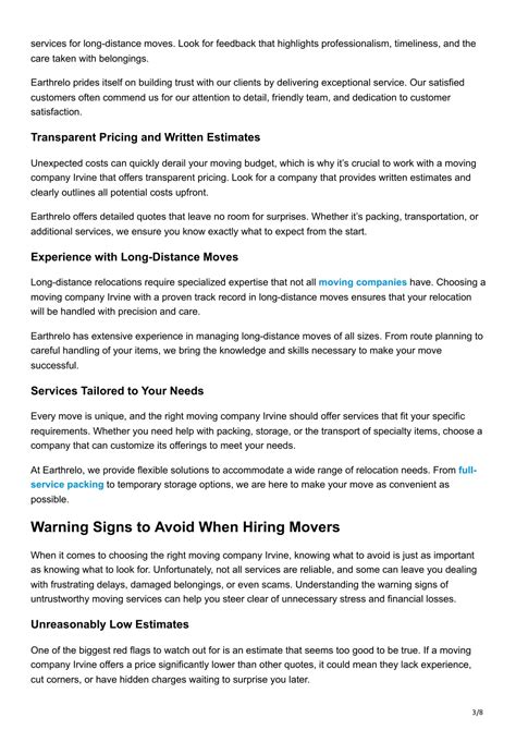 PPT - How to Choose Suitable Moving Company Irvine for Long Distance ...