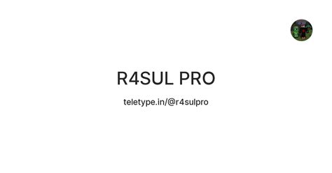 R4SUL PRO — Teletype