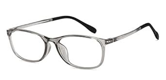 Buy LENSKART AIR Color Flex | Grey Full Rim Rectangle | Light weight ...