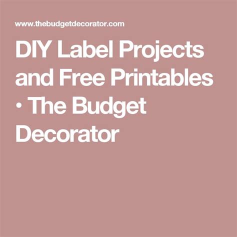 Image result for DIY Printable Labels