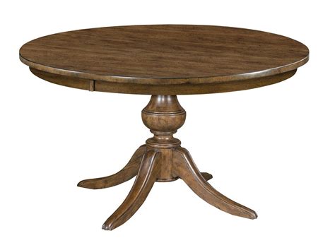 Sleek Wood Round Dining Table 54 Inch for Elegant Home Dining