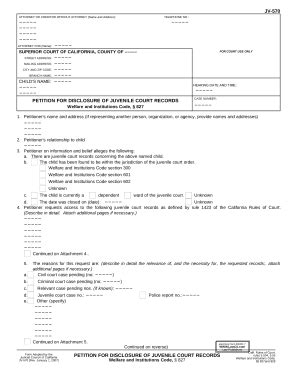 juvenile court Doc Template | pdfFiller