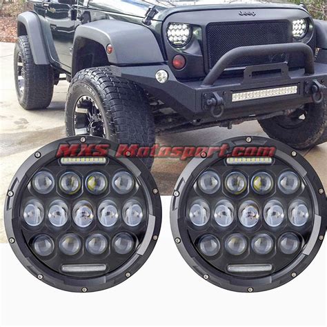 mxshl272-tech-hardy-cree-led-projector-headlights-mahindra-thar-jeep ...