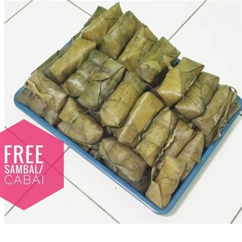 Jual lontong isi kentang wortel/lontong isi oncom/lontong isi bihun ...