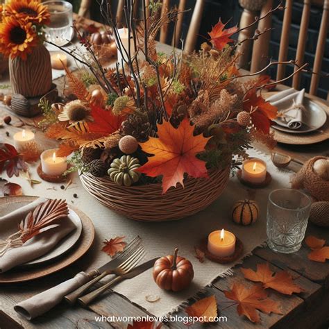 Fall Table Centerpieces Floral Arrangements