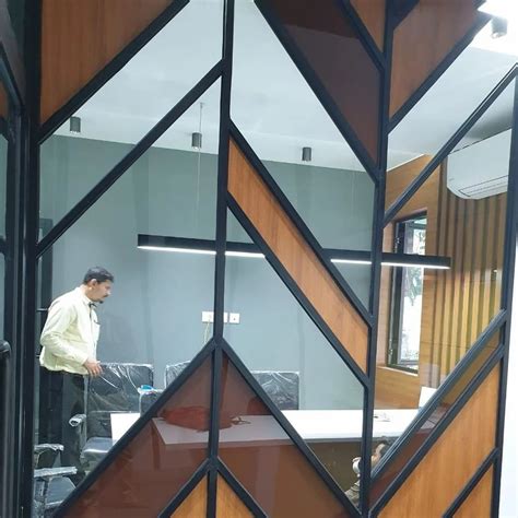 Aluminium Office Partition - Slim Aluminium Partition profile ...