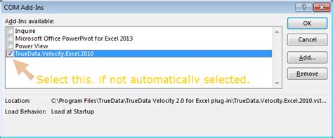 Excel Integration with Velocity 2.0 (RT + Historical) | MS Excel ...