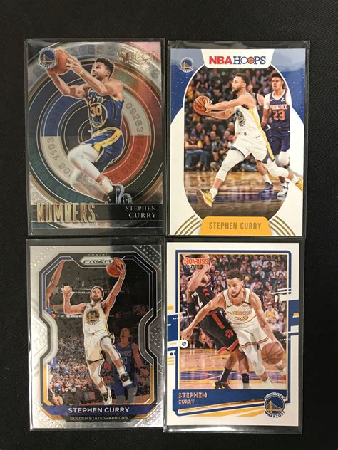 STEPHEN CURRY BASKETBALL CARD LOT
