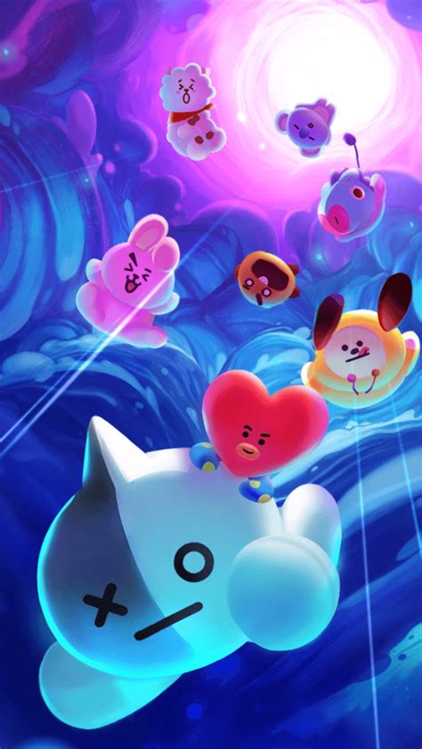 Wallpaper Bt21 Dan Bts Images Nomor Siapa