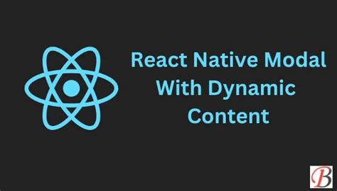 React Native Modal 的图像结果