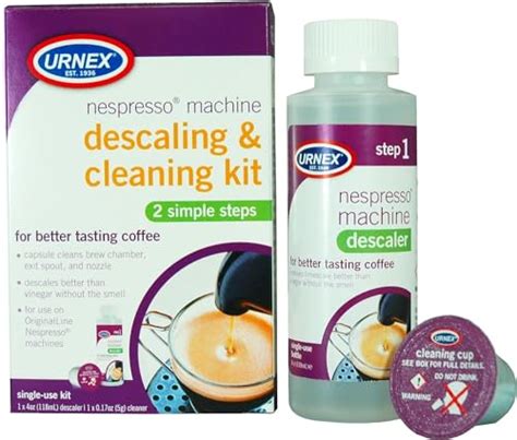 Urnex Nespresso Machine Descaling & Cleaning Kit : Amazon.in: Home ...