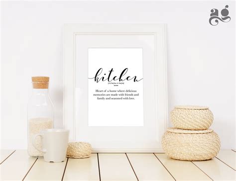 Buy Kitchen Definition Prints, Printable Word Definition Posters ...