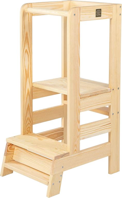 Buy MEOWBABY Kitchen Step Stool for Children Kitchen Wooden Helper ...