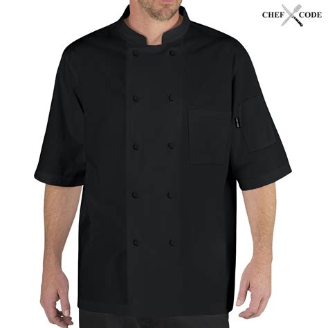 Buy Chef Code Cool Breeze Chef Coat with Short-Sleeves and Mesh Vent ...