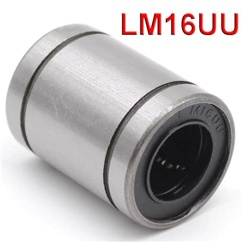 Generic 12pcs/lot LM16UU 16mm Linear Ball Bearing Linear Bushing CNC ...