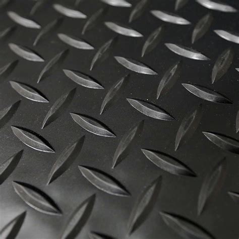 Yamaha Drive Rubber Diamond Plate Floor Mat - golfcartking.com