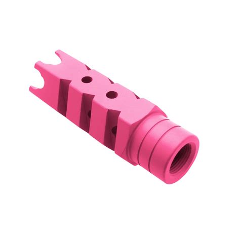 AR-15 Pink Cerakote Shark Muzzle Brake