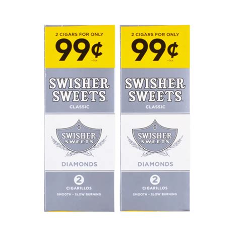 Swisher Sweets Cigarillos 2 por 99c - Diamond | Windy City Cigars