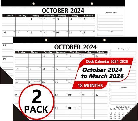 OLUPAND Desk Calendar 2025,18 Months 2025 Desk India | Ubuy