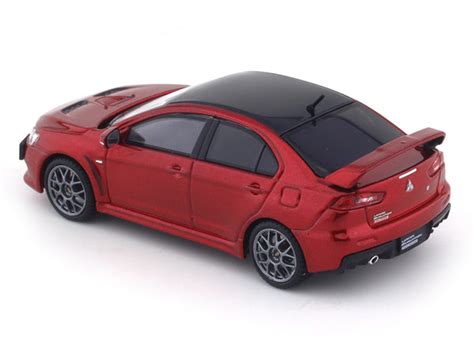 Mitsubishi Lancer Evolution EVO X red 1:64 HKM diecast scale model ...