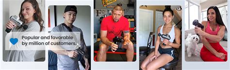 RENPHO Massage Gun Deep Tissue Muscle, Powerful Portable Gun Massage ...