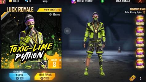 Garena Free Fire: Where To Find The Lime Python Bundle In The Game?