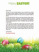 Image result for Easter Bunny Letter Template