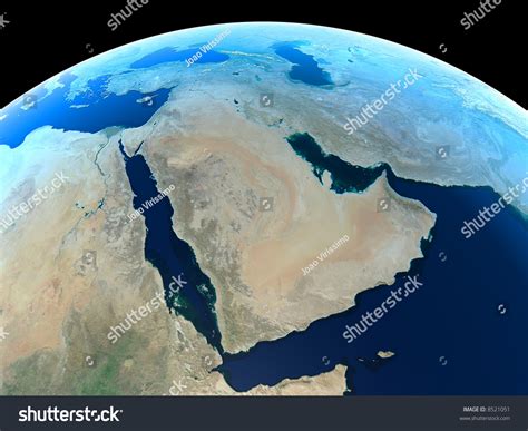 Middle East Map With Deserts