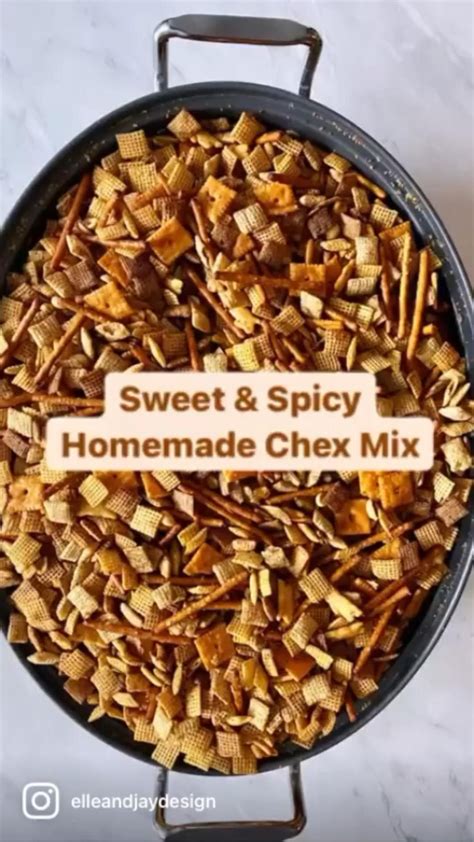 Sweet spicy homemade chex mix recipe – Artofit