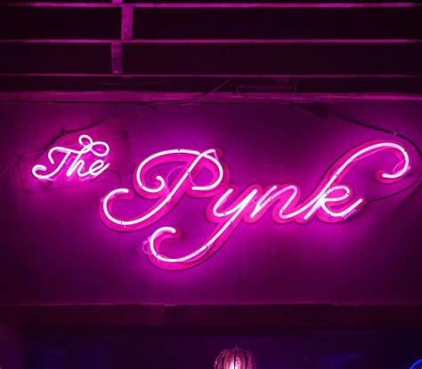 Neon Sign with Pink and Purple Lights