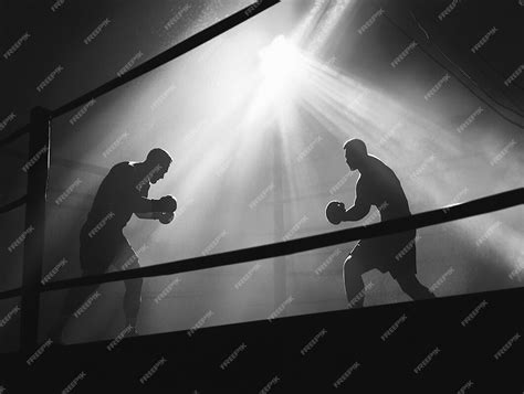 Boxing Match Back View Shot 的图像结果