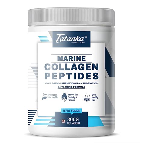 Tatanka Nutrition Marine Collagen Peptides Powder 6000MG Enriched with ...