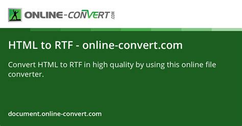 Image result for Convert RTF to HTML