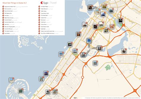 Dubai City Map