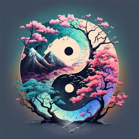 Yin Yang Art Print