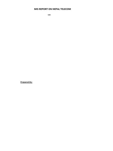 Image result for Mis Report Format