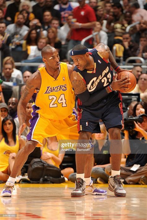 LeBron James of the Cleveland Cavaliers looks to make a move to the ...