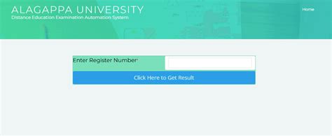 Alagappa University DDE Result Download 2026 – Check Now