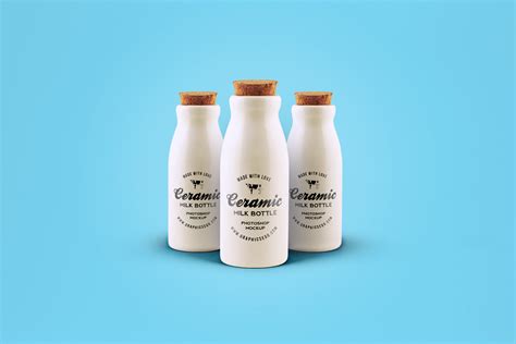 Ceramic Bottles PSD MockUp FREE on Behance