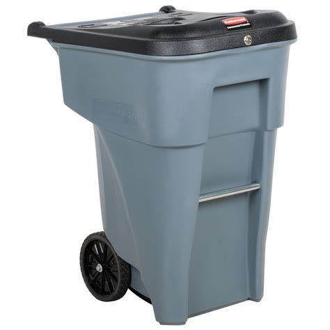 Rubbermaid FG9W1088GRAY Brute 65 Gallon Gray Confidential Document ...