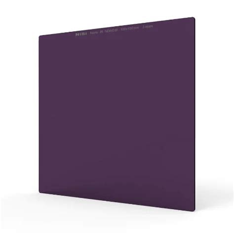 NiSi 100x100mm Nano IR Neutral Density filter ND8 (0.9) 3 Stop Lowest ...