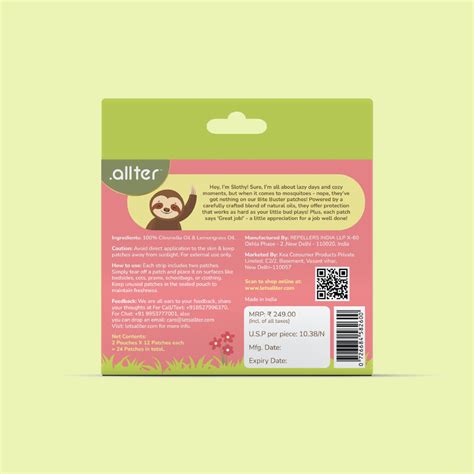 Allter Mosquito Patches for Baby – 12-Hour Protection