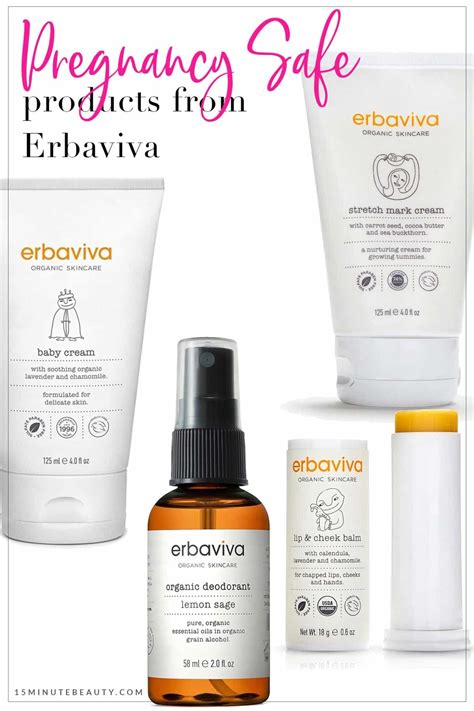 Pregnancy Safe Products from Erbaviva - 15 Minute Beauty Fanatic