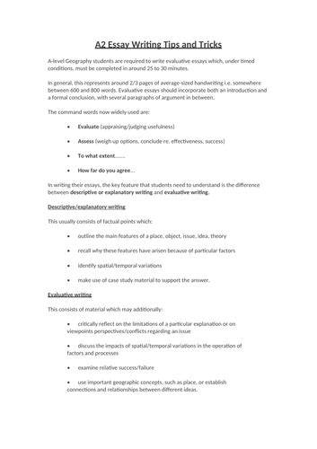 Image result for Geography Paper 2 Tips