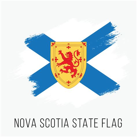 Canada Province Nova Scotia Vector Flag Design Template 25557350 Vector ...