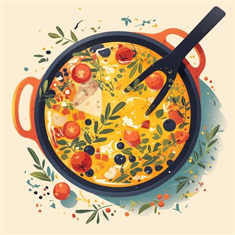 Andorran escudella and hearty pyrenean stew | Premium AI-generated vector